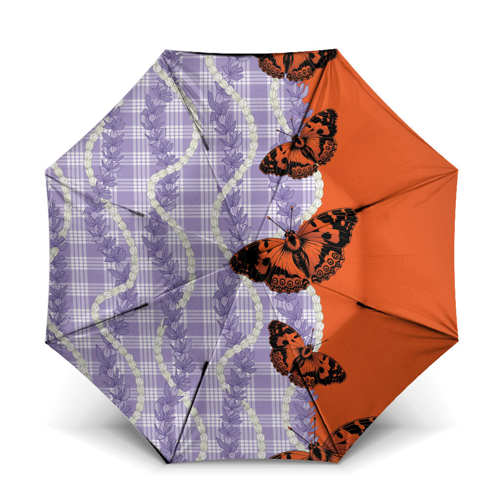 Kamehameha Butterfly Palaka Hawaii Umbrella Pulelehua Honohono Pikake Lei