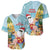 Aloha Hawaii Mele Kalikimaka Baseball Jersey Chilling Santa With Pineapple - Polynesian Pattern