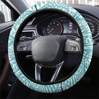 Aloha Hawaii Mele Kalikimaka Steering Wheel Cover Chilling Santa With Pineapple - Polynesian Pattern LT14 - Polynesian Pride