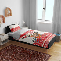 Mele Kalikimaka Hawaii Bedding Set Water-skiing Santa Tropical Vibes LT14 - Polynesian Pride