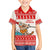 Mele Kalikimaka Hawaii Family Matching Puletasi and Hawaiian Shirt Water-skiing Santa Tropical Vibes