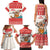 Mele Kalikimaka Hawaii Family Matching Tank Maxi Dress and Hawaiian Shirt Water-skiing Santa Tropical Vibes