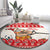 Mele Kalikimaka Hawaii Round Carpet Water-skiing Santa Tropical Vibes