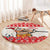 Mele Kalikimaka Hawaii Round Carpet Water-skiing Santa Tropical Vibes