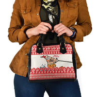 Mele Kalikimaka Hawaii Shoulder Handbag Water-skiing Santa Tropical Vibes LT14 - Polynesian Pride