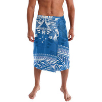 Toa Samoa Rugby Custom Lavalava Uso aso uma Samoan Pattern Blue LT14 Blue - Polynesian Pride