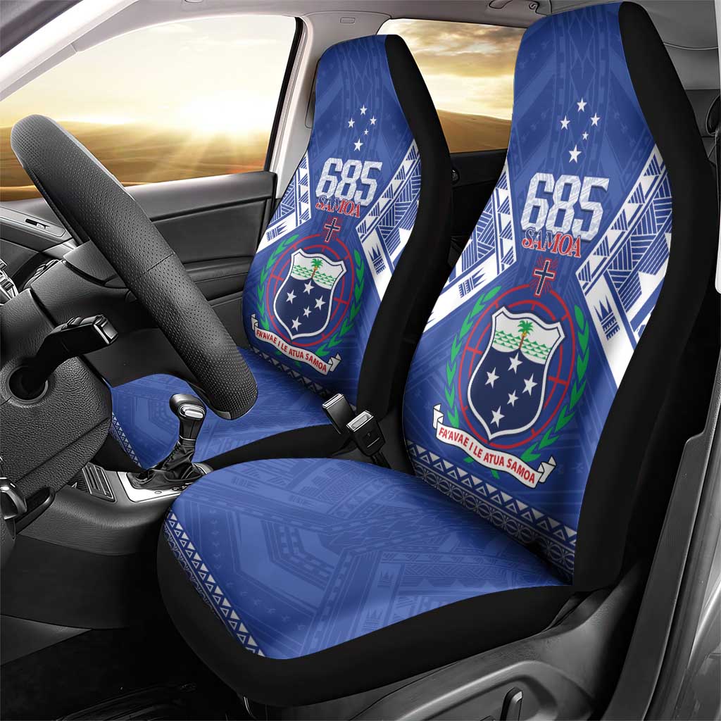 Samoa 685 Car Seat Cover Samoan Pride Coat Of Arms LT14 - Polynesian Pride