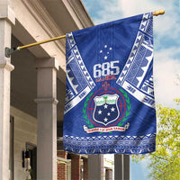 Samoa 685 Garden Flag Samoan Pride Coat Of Arms LT14 House Flag Blue - Polynesian Pride
