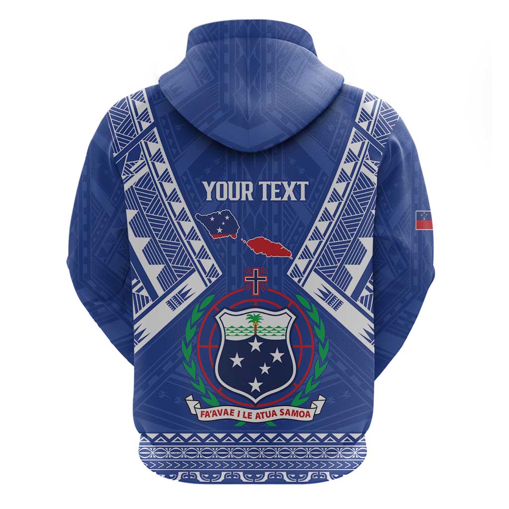 Personalised Samoa 685 Hoodie Samoan Pride Coat Of Arms LT14 - Polynesian Pride