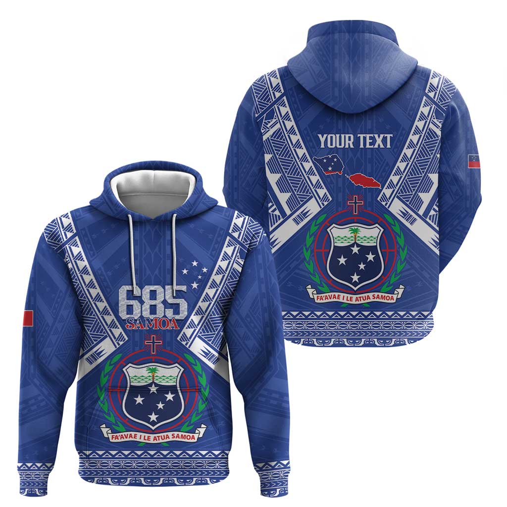 Personalised Samoa 685 Hoodie Samoan Pride Coat Of Arms LT14 - Polynesian Pride