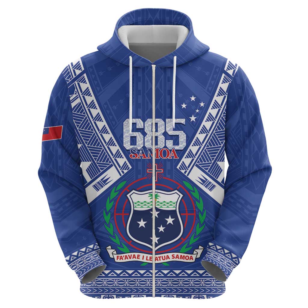 Personalised Samoa 685 Hoodie Samoan Pride Coat Of Arms LT14 - Polynesian Pride