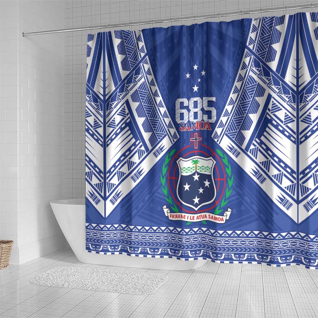 Samoa 685 Shower Curtain Samoan Pride Coat Of Arms LT14 - Polynesian Pride