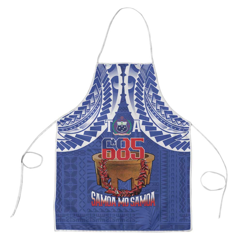 Toa Samoa Rugby Apron 685 Pride Tanoa Ula Fala LT14 Blue - Polynesian Pride