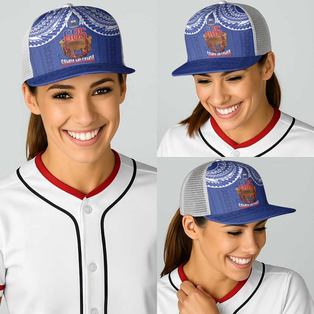 Toa Samoa Rugby Baseball Net Cap 685 Pride Tanoa Ula Fala LT14 - Polynesian Pride
