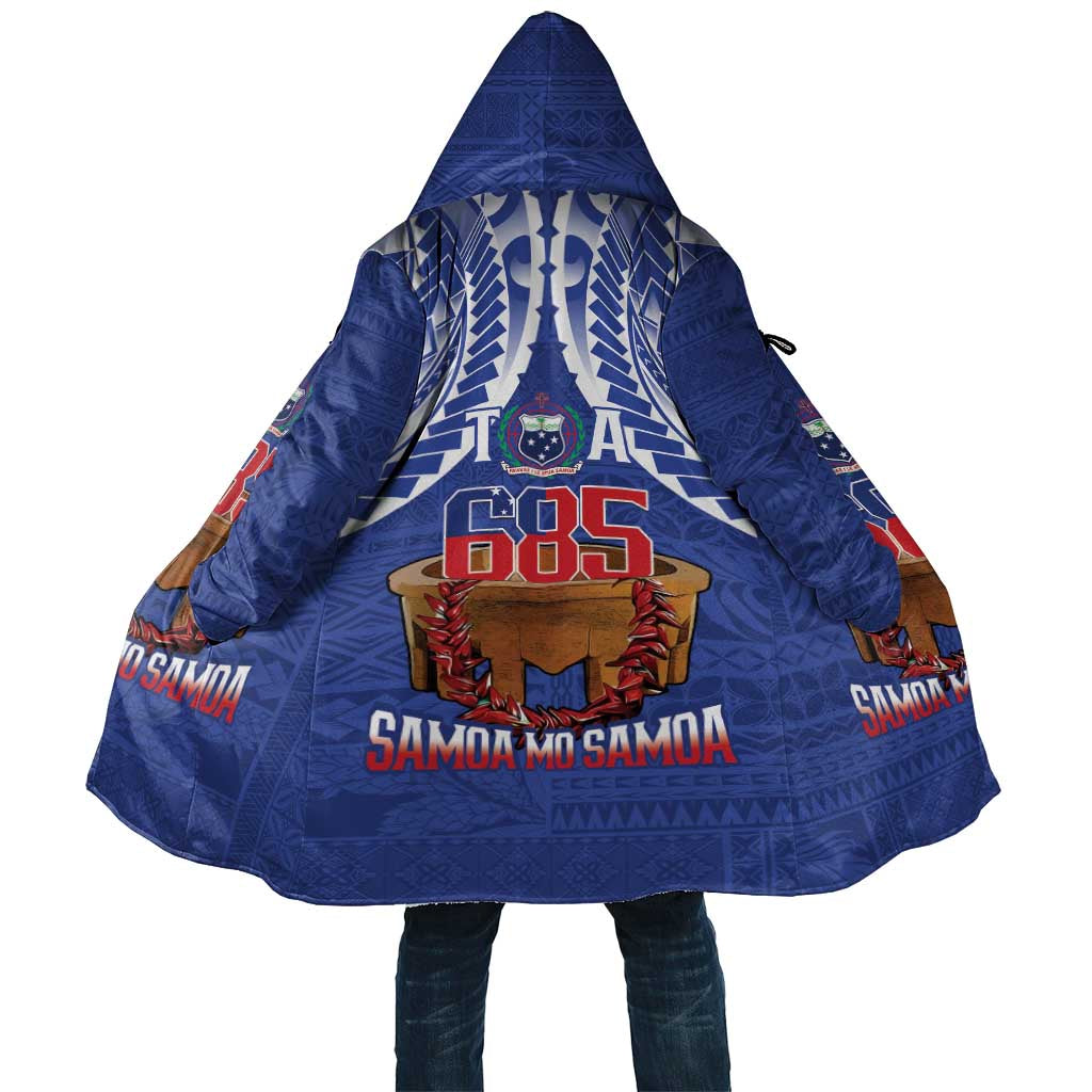 Toa Samoa Rugby Cloak 685 Pride Tanoa Ula Fala LT14 Unisex Blue - Polynesian Pride