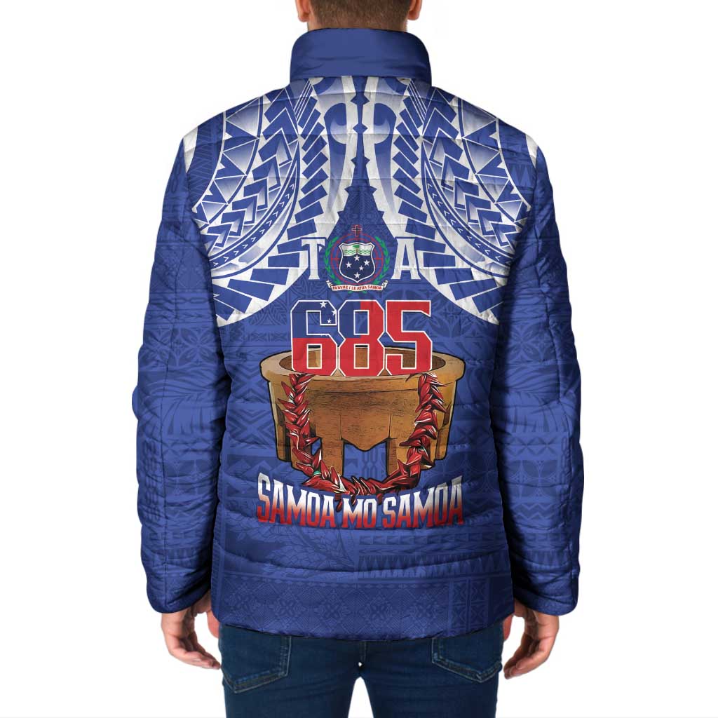 Toa Samoa Rugby Padded Jacket 685 Pride Tanoa Ula Fala LT14 - Polynesian Pride