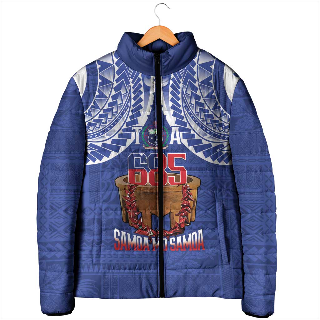 Toa Samoa Rugby Padded Jacket 685 Pride Tanoa Ula Fala LT14 - Polynesian Pride