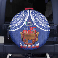 Toa Samoa Rugby Spare Tire Cover 685 Pride Tanoa Ula Fala LT14 No hole Blue - Polynesian Pride