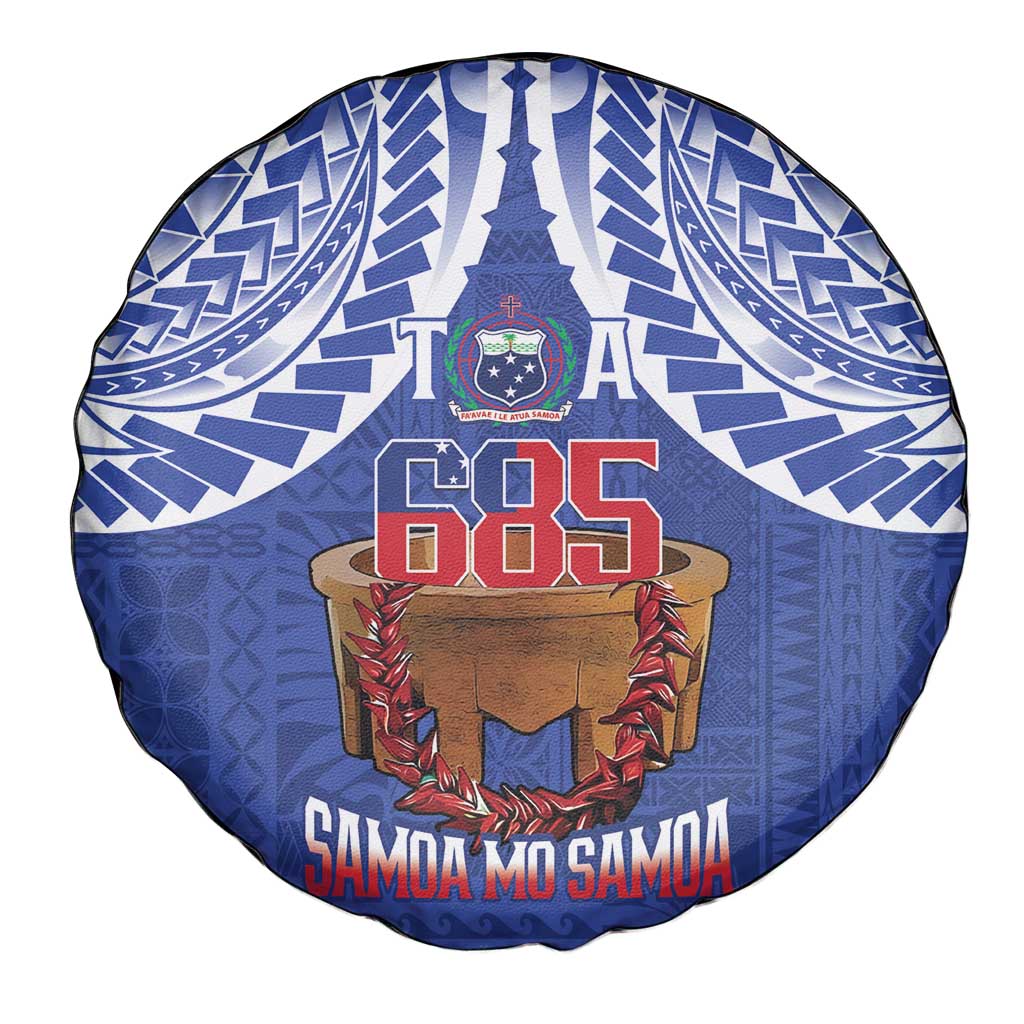 Toa Samoa Rugby Spare Tire Cover 685 Pride Tanoa Ula Fala LT14 - Polynesian Pride