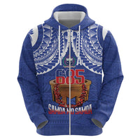 Toa Samoa Rugby Zip Hoodie 685 Pride Tanoa Ula Fala LT14 - Polynesian Pride