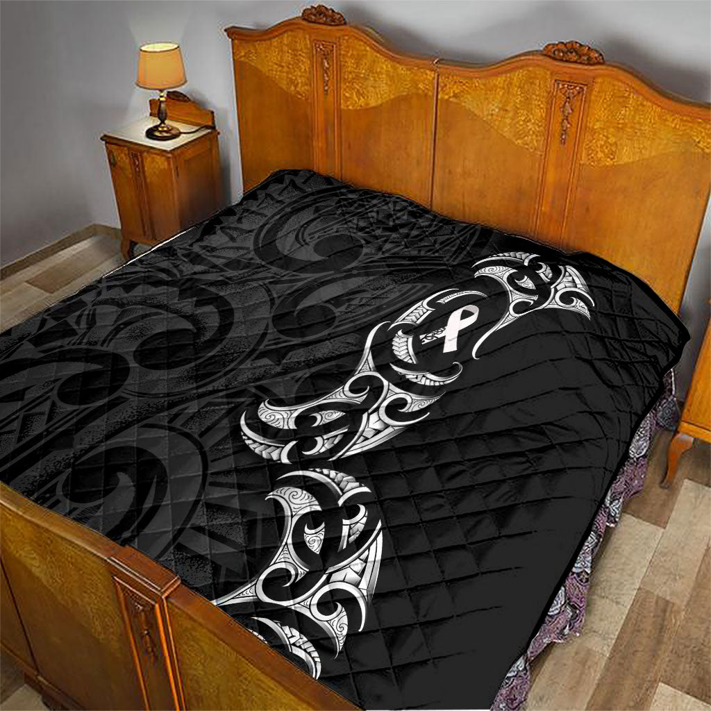White Ribbon Day New Zealand Quilt Aotearoa Maori Pattern LT14 - Polynesian Pride