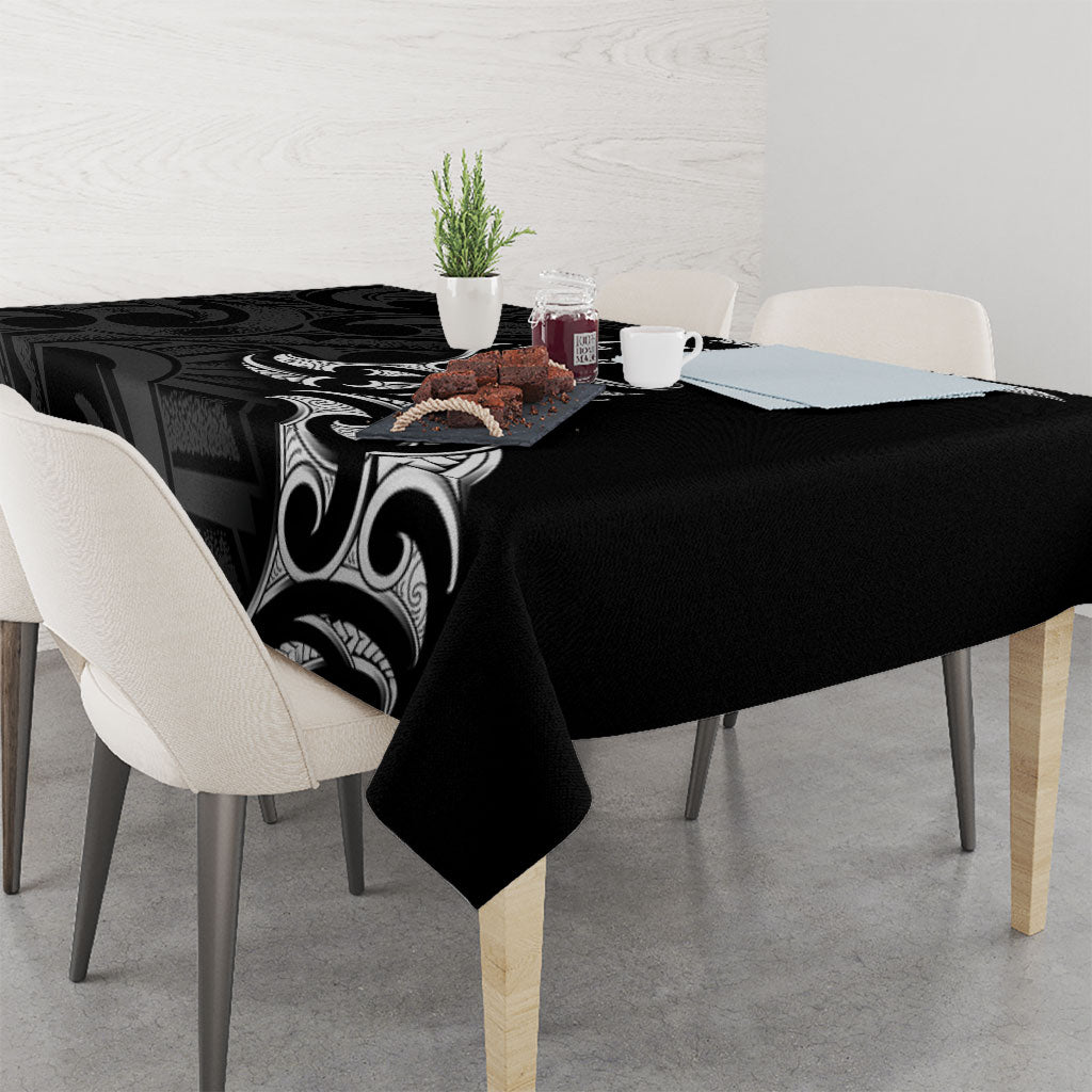 White Ribbon Day New Zealand Tablecloth Aotearoa Maori Pattern LT14 - Polynesian Pride