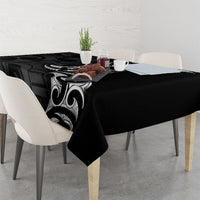 White Ribbon Day New Zealand Tablecloth Aotearoa Maori Pattern LT14 - Polynesian Pride