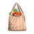 Orange Chiffon Aloha Hawaii Tiki Grocery Bag Tropical Plumeria - Seamless Style