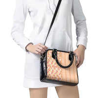 Orange Chiffon Aloha Hawaii Tiki Shoulder Handbag Tropical Plumeria - Seamless Style LT14 - Polynesian Pride