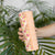 Orange Chiffon Aloha Hawaii Tiki Skinny Tumbler Tropical Plumeria - Seamless Style