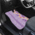 Lush Lilac Aloha Hawaii Tiki Car Mats Tropical Plumeria - Seamless Style