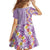 Lush Lilac Aloha Hawaii Tiki Family Matching Mermaid Dress and Hawaiian Shirt Tropical Plumeria - Seamless Style