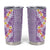 Lush Lilac Aloha Hawaii Tiki Tumbler Cup Tropical Plumeria - Seamless Style