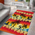 Tropical Islands Sunset Hawaii Area Rug Go Surfing With Hula Girl - Summer Vibes