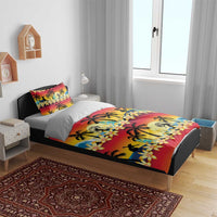 Tropical Islands Sunset Hawaii Bedding Set Go Surfing With Hula Girl - Summer Vibes LT14 - Polynesian Pride