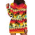 Tropical Islands Sunset Hawaii Hoodie Dress Go Surfing With Hula Girl - Summer Vibes