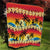 Tropical Islands Sunset Hawaii Quilt Go Surfing With Hula Girl - Summer Vibes