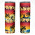 Tropical Islands Sunset Hawaii Skinny Tumbler Go Surfing With Hula Girl - Summer Vibes