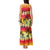 Tropical Islands Sunset Hawaii Tank Maxi Dress Go Surfing With Hula Girl - Summer Vibes