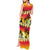 Tropical Islands Sunset Hawaii Tank Maxi Dress Go Surfing With Hula Girl - Summer Vibes