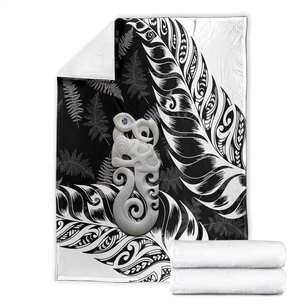 Aotearoa Manaia NZ Maori Silver Fern Blanket LT14 - Polynesian Pride