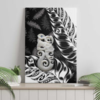 Aotearoa Manaia NZ Maori Silver Fern Canvas Wall Art LT14 - Polynesian Pride