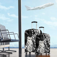 Aotearoa Manaia NZ Maori Silver Fern Luggage Cover LT14 - Polynesian Pride
