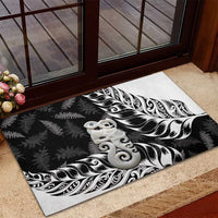 Aotearoa Manaia NZ Maori Silver Fern Rubber Doormat LT14 - Polynesian Pride