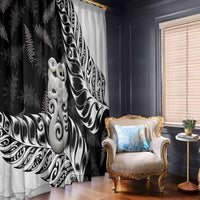 Aotearoa Manaia NZ Maori Silver Fern Window Curtain LT14 - Polynesian Pride