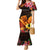 Gude Hi Hai Papua New Guinea Mermaid Dress Motuan PNG Raggiana Bird of Paradise Tropical Vibes LT14 Women Black - Polynesian Pride