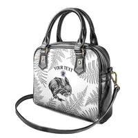 Custom New Zealand Kiwi Football Shoulder Handbag Aotearoa Silver Fern LT14 - Polynesian Pride