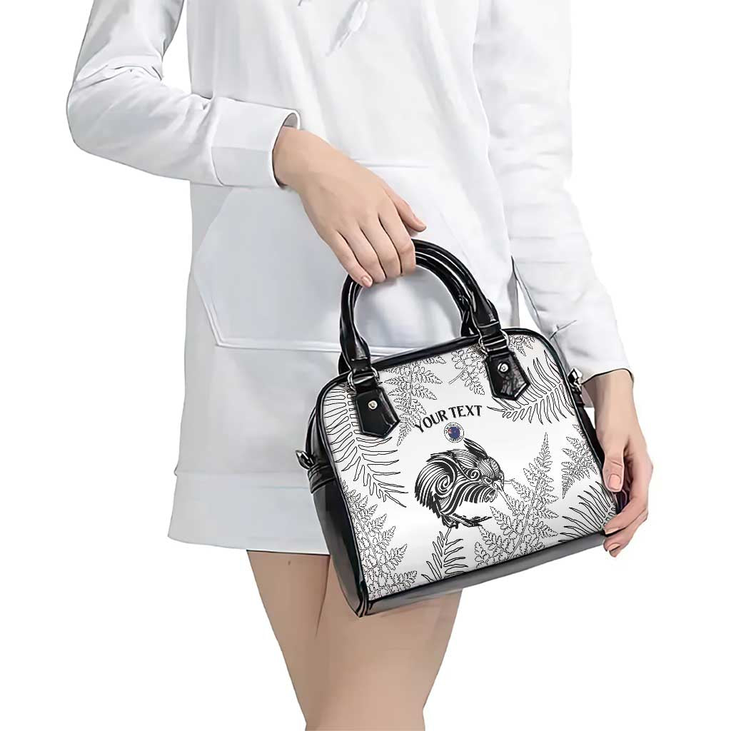 Custom New Zealand Kiwi Football Shoulder Handbag Aotearoa Silver Fern LT14 - Polynesian Pride