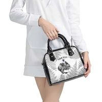 Custom New Zealand Kiwi Football Shoulder Handbag Aotearoa Silver Fern LT14 - Polynesian Pride