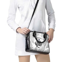 Custom New Zealand Kiwi Football Shoulder Handbag Aotearoa Silver Fern LT14 - Polynesian Pride